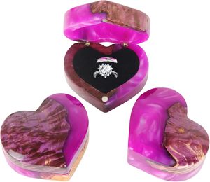 Luxury <b>Ring</b> <b>Box</b>, Personalized Wooden <b>Ring</b> <b>Box</b>,Engagement <b>ring</b> <b>box</b>, Double Slotted Jewelry <b>Box</b>, Wedding, <b>Proposal</b>, Birthday and - Product Image 1