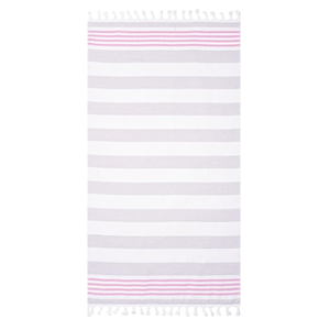 Toalla de Playa de Lujo 100% Algodón a Rayas, Comprimida, 35x75cm, Secado Rápido, Uso Doméstico, Venta al Por Mayor - Product Image 1