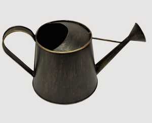 Arrosoir en métal avec motif floral coloré, outil de jardinage durable, utilisation intérieure et extérieure, grande capacité, Inde - Product Image 2