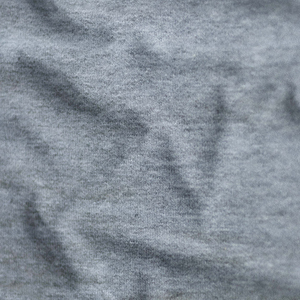 Solid Gray Knitted Jersey <b>Fabric</b> Medium <b>Weight</b> Plain Style Cotton Material French Terry <b>Fabric</b> one side brushed - Product Image 2