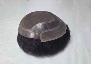 Toupet pour homme Taz Hair, 100% cheveux humains, densité 60%-150%, cheveux indiens Remy, résistant à l'eau, ondulations profondes douces - Product Image 6