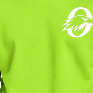 Sweat-shirt vert lime pour homme, col rond, manches longues, pull décontracté en polaire, logo personnalisé, streetwear, vêtements de sport d'hiver, vente en gros - Product Image 5