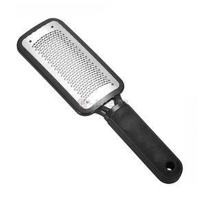 Juego de limas de uñas compactas de plástico negro personalizadas para viaje, grano 100/180, con estuche protector, limas de uñas mini de doble cara. - Product Image 1