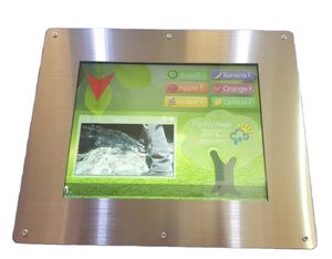 Écran LCD TFT HMT QCM-660AB15 de 15 pouces pour ascenseur avec conception à cadre ouvert, lecteur photo/vidéo et capacités de mise en réseau - Product Image 1