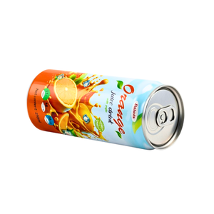 Jugo de Frutas y Verduras OEM/ODM, Lata Delgada de 250 ml, Jugo de Naranja con Pulpa, Marca Privada, Jugo con Pulpa de Fruta Real - Product Image 3