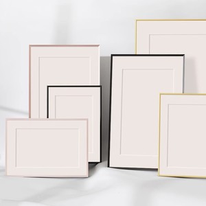 Cadre mural élégant en alliage d'<span class=keywords><strong>aluminium</strong></span> à bordure étroite, léger, en métal, pour photos, impressions et peintures - Product Image 2