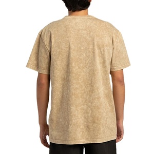 Camisetas Oversize para Hombre con Lavado Ácido, Estilo Vintage de Algodón, Casual, Streetwear, Retro, Desgastado, Moda de Verano, Manga Corta, 2026 - Product Image 4