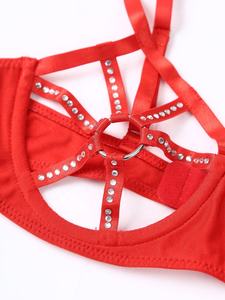 Sujetador con Aros Transparente para Mujer, Sujetadores Transparentes con Realce para Senos Grandes que Mostraran los Pezones, Top de Lencería Sexy - Product Image 3