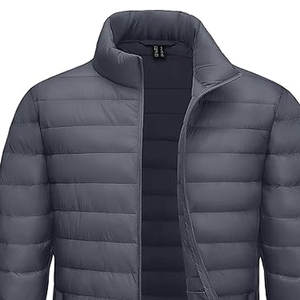 Veste matelassée légère pour homme, coupe ample, résistante à l'eau, avec isolation thermique, fabricant OEM et vente en gros - Product Image 2