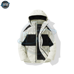 Vêtements de ski imperméables unisexes de haute qualité fabriqués sur mesure, veste de snowboard à capuche en duvet - Product Image 4