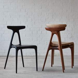 Chaise de salle à manger en bois massif écologique au design moderne pour la maison et l'hôtellerie - Product Image 2