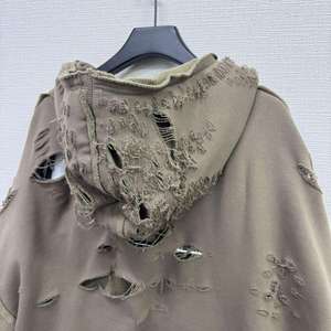 Chaqueta Deportiva Nesta Personalizada con Cierre, Estilo Vintage, Lavado Ácido, Sudadera Corta con Capucha de Felpa Francesa, Diseño Personalizado para Hombre - Product Image 3