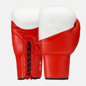 Professional Made Boxing <b>Lace</b>-Up Gloves with Genuine Cowhide Leather Adult Boxing Gloves Training Wear Boxing Punching Gloves - Product Image 4