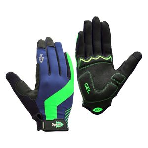 Gants de cyclisme noirs à doigts entiers, respirants, antidérapants, avec paume en gel, pour le vélo et les sports de plein air - Product Image 3