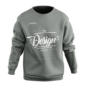 Sudaderas Personalizadas con Logotipo, Impresión en Pantalla, Cuello Redondo, Talla Grande, 100% Algodón, Unisex, Hombros Caídos, MOQ Bajo - Product Image 3