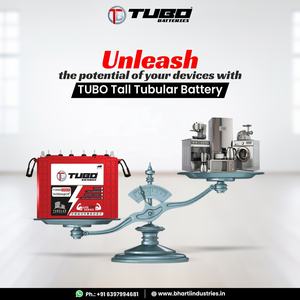 Batterie tubulaire 12V 100Ah Bharti Industries, meilleure batterie solaire, longue autonomie, pour tous les marchés d'exportation, qualité abordable. - Product Image 5