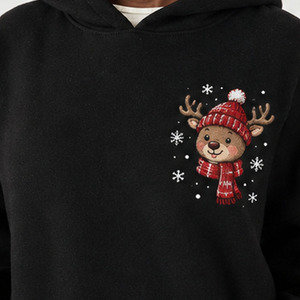 Custom Christmas Hoodie Unisex Christmas Sweatshirt Pullover Holiday Hoodie Winter Xmas Hoodie Wholesale Clothing Manufacture - Product Image 6