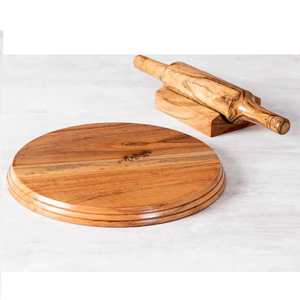 Hot Sell Factory Supply High Quality Noodles Dumplings Acacia Wooden Rolling Pin - Product Image 3