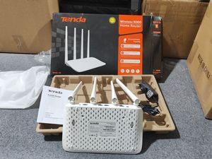 Router Inalámbrico <span class=keywords><strong>Tenda</strong></span> <span class=keywords><strong>F6</strong></span> de 4 Antenas, 300Mbps, 2.4GHz, con Enchufes para UE, EE. UU. y Reino Unido, en Embalaje de Plástico - Product Image 6