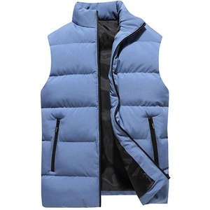 Gilet bomber décontracté pour homme de qualité supérieure, en tissu léger et respirant, avec fermeture éclair intégrale sur le devant, pour un usage quotidien - Product Image 1
