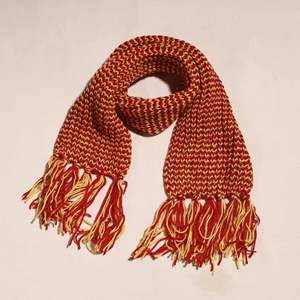 Retro Ribbed Unisex Knitted <b>Scarf</b> - Vintage Style Winter Wrap - Custom Logo Soft Crochet Warm Neck Warmer - Product Image 1