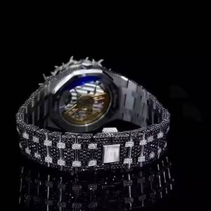 Reloj de Diamantes Moissanite Más Vendido para Hombre, Reloj de Pulsera de Moda Premium con Piedra Brillante para Fiestas, Bodas y Uso Diario - Product Image 6