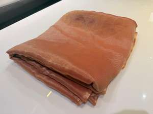 Saris en satin de polyester/nylon luxueux avec finition brillante, tissu tissé de poids moyen pour occasions spéciales - Product Image 5