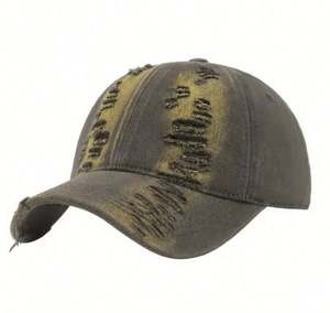 Gorro Deportivo Unisex de Algodón Desgastado Estilo Vintage, Nueva Llegada Primavera Verano 2024, Gorra de Béisbol de Moda para Hombre y Mujer - Product Image 1