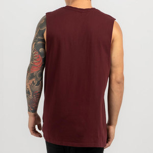 Custom Manufacturer Street <b>Muscle</b> Sleeveless Tank Top Men's Apparel Custom Blank Logo Regular Fit Drop Armhole Workout <b>Vest</b> - Product Image 2