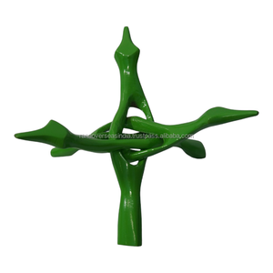 Soporte de Metal Artístico para Esculturas, Soporte de Exhibición Contemporáneo Hecho a Mano para Decoración de Mesa de Sala de Estar u Oficina - Product Image 3