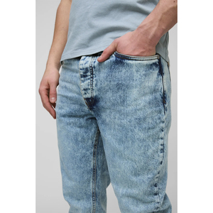 Fabricante y proveedor de pantalones vaqueros de mezclilla para hombre, venta al por mayor, ajuste personalizado, alta calidad, duraderos y a la moda. - Product Image 4