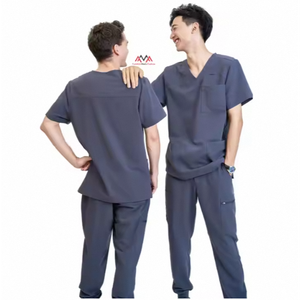 Ensemble de blouses d'hôpital multicolores avec logo personnalisé OEM respirant avec détection d'aiguille Marque Sao Mai FMF Fabriqué au Vietnam - Product Image 1