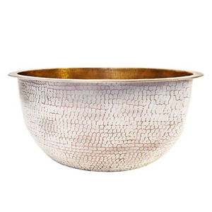 Aluminum Metal <b>Round</b> Shape Hammered Texture Black Antique Finish Products <b>Basins</b> Pedicure Bowl Hot Selling - Product Image 6