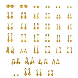 Boucles d'oreilles pendantes en or 22 carats - Product Image 1