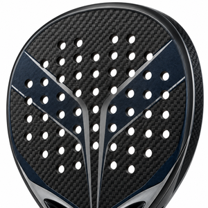 Raquette de tennis en fibre de carbone Teardrop avec motif de cordage 16x20 et poignée antidérapante pour joueurs universels - Product Image 5