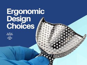 Juego de 10 Bandejas Metálicas Perforadas de Acero Inoxidable para Impresiones Dentales, Kit de Bandejas Regulares XS S M L XL Superior e Inferior para Ortodoncia - Product Image 6