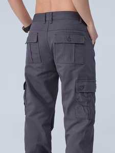 Hot Sale Men's Cargo <b>Trouser</b> Pent 100% Cotton High Quality Workwear <b>Trouser</b> Durable With 6 Pockets Full-Length Custom Logo - Product Image 5