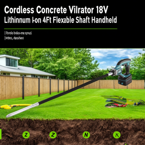 Vibrateur à béton sans fil 18V Lithium-Ion avec tige flexible de 1,2 m, portatif - Product Image 3