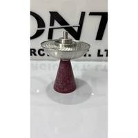 Brûleur d'encens écologique avec base en marbre et couvercle en métal, diffuseur d'aromathérapie pour encens indien, utilisation toute saison, coffret cadeau J.N CRAFTS