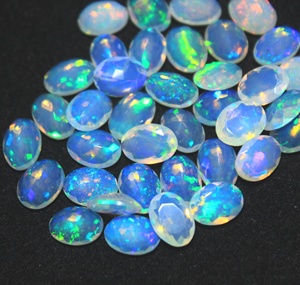 Piedra Preciosa de Ópalo Natural Multicolor Transparente con Corte Ovalado para Joyería, Tamaños Personalizables, Alta Calidad, de Rajasthan - Product Image 3