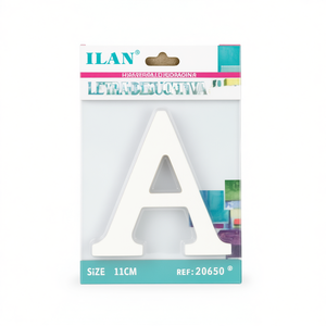 Ilan Lettera Decorativa A 11Cm Bianca Per Decorazione Murale - Product Image 2