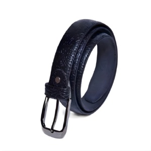 Cinturones Negros Texturizados de Moda para Hombre, Calidad Premium, Duraderos, Ajustables, Elegantes, Cómodos para Uso Diario, Accesorios Modernos 2026 - Product Image 2