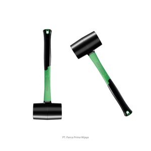 Martillo de goma ISKU de alta calidad de 16 oz con mango de fibra de vidrio texturizado TPR (cabeza de 60 mm) para bricolaje, OEM, grado industrial, de alta resistencia para azulejos de cerámica - Product Image 2