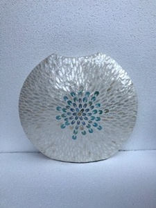 Best Selling High Quality Handmade <b>MOP</b> Vase Mother of Pearl Vase For Home Decor From Vietnam - Product Image 3