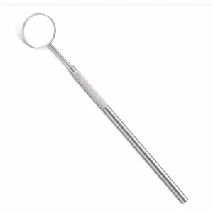 High Quality Stainless Steel Manual Dental Mouth <b>Mirror</b> (No.6) (26mm X 5 Inch Length) CE Certified Surgical Instrument for - Product Image 1