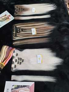 Venta de fin de año 100% Raw Vietnamese Non-Remy Combo Clip-In No Tangle Single Full Head Extension Natural Wave Cabello vietnamita - Product Image 6