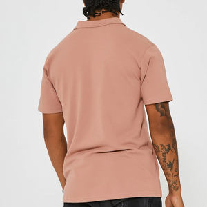 Camiseta polo básica para hombre, tela de algodón, transpirable, textura suave, manga corta, diseño con cuello, uso diario, elegante, moda de verano - Product Image 2