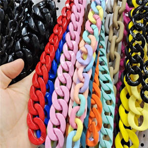 Personality <b>Handbag</b> <b>Chain</b> <b>Strap</b> Resin Purse Clutches Handles Handmade Customized Traditional Fashionable Replacement - Product Image 3