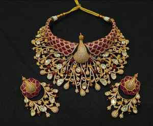 Ensemble de bijoux AD élégant pour femmes avec collier et boucles d'oreilles étincelants, parfait pour les mariages et les fêtes - Product Image 4