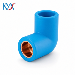Codo <span class=keywords><strong>de</strong></span> PPR azul <span class=keywords><strong>de</strong></span> fábrica <span class=keywords><strong>de</strong></span> 90 grados con inserto <span class=keywords><strong>de</strong></span> <span class=keywords><strong>cobre</strong></span> puro T2, accesorio <span class=keywords><strong>de</strong></span> tubería <span class=keywords><strong>de</strong></span> plomería <span class=keywords><strong>de</strong></span> fusión en caliente <span class=keywords><strong>para</strong></span> <span class=keywords><strong>agua</strong></span> <span class=keywords><strong>potable</strong></span> fría y caliente - Product Image 1